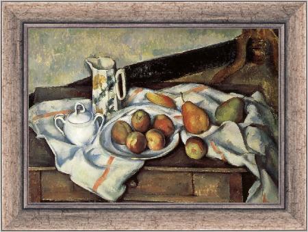 framed  Paul Cezanne Pear and peach, Ta3071-1